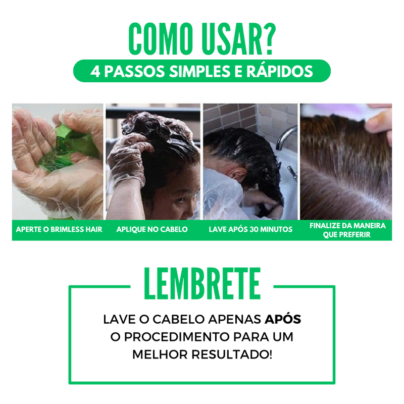 (COMPRE 1 LEVE 2) Shampoo Paint Hair - 3 em 1 [Tinge, Hidrata e Promove o Crescimento]