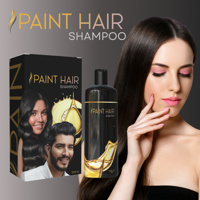 (COMPRE 1 LEVE 2) Shampoo Paint Hair - 3 em 1 [Tinge, Hidrata e Promove o Crescimento]