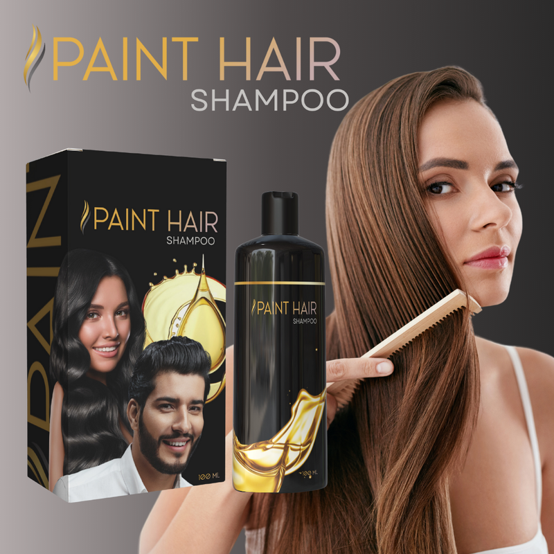 (COMPRE 1 LEVE 2) Shampoo Paint Hair - 3 em 1 [Tinge, Hidrata e Promove o Crescimento]