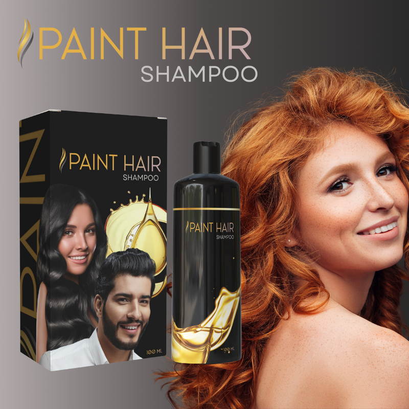 (COMPRE 1 LEVE 2) Shampoo Paint Hair - 3 em 1 [Tinge, Hidrata e Promove o Crescimento]