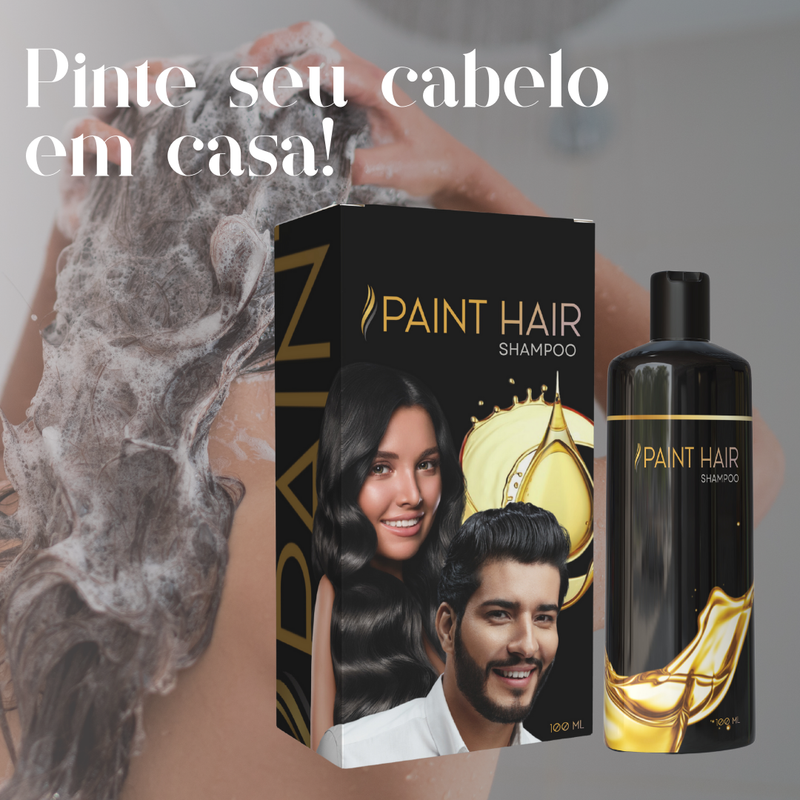 (COMPRE 1 LEVE 2) Shampoo Paint Hair - 3 em 1 [Tinge, Hidrata e Promove o Crescimento]