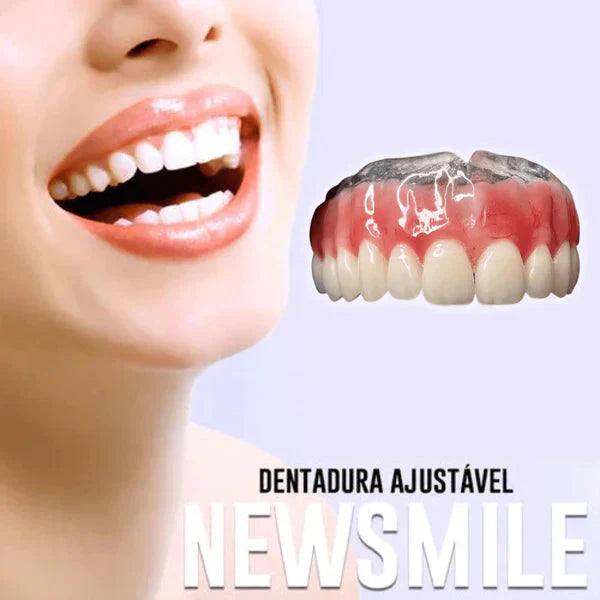 Dentadura Universal NewSmile | Ajustável e Adaptativel (Compre 1 Peça leve 2)